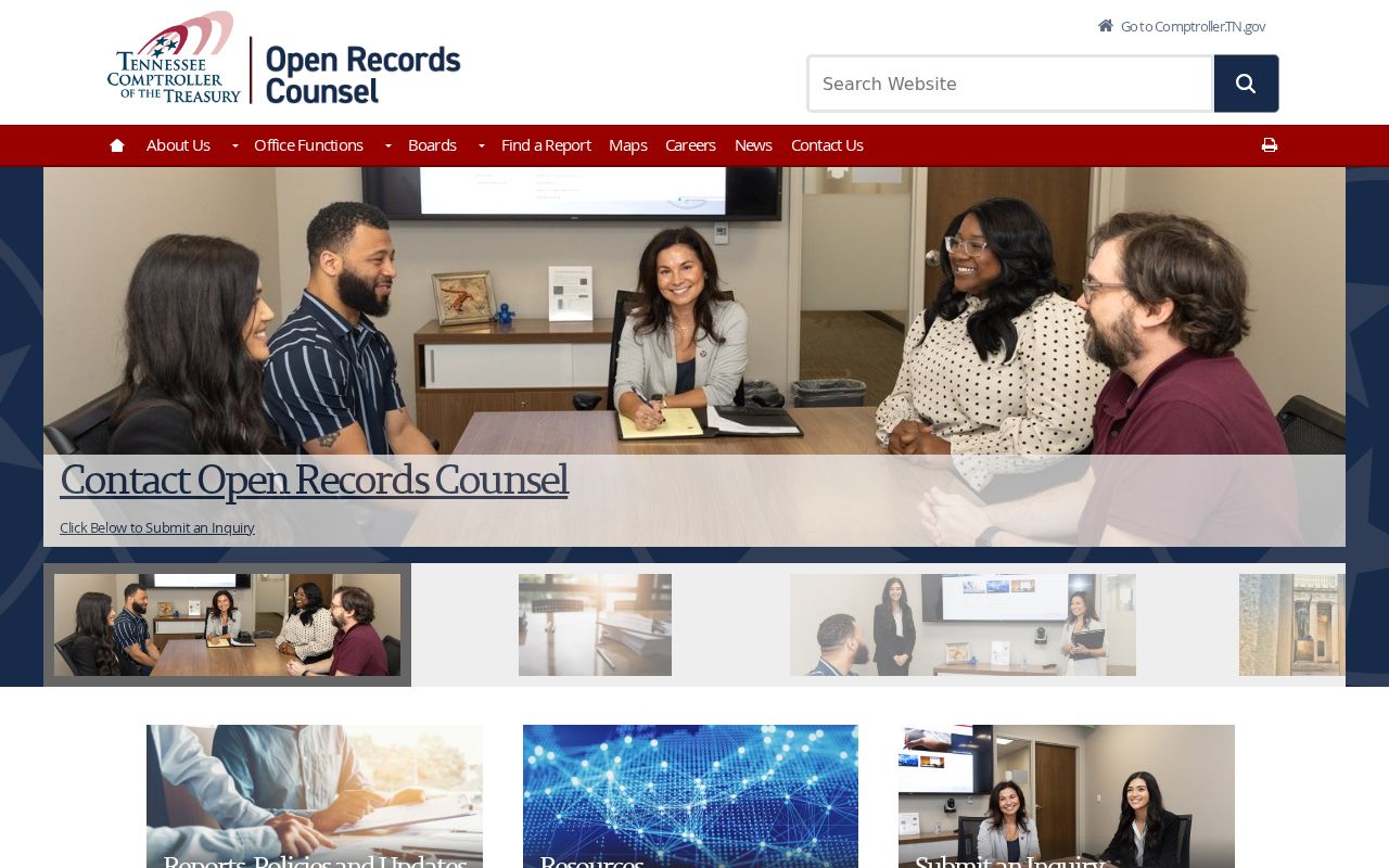 Mount Juliet public records guidance from Tennessee Open Records Counsel
