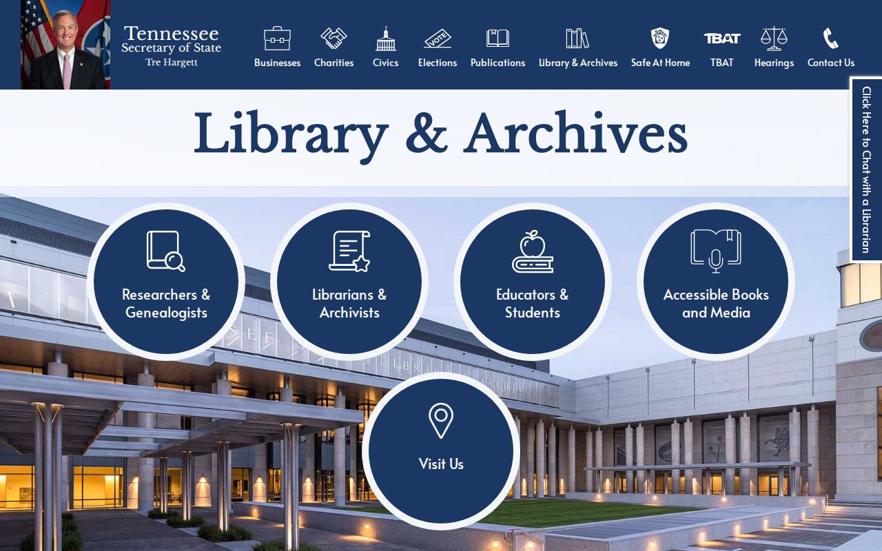 Mount Juliet voter records research through Tennessee State Library and Archives